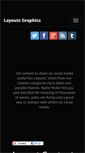 Mobile Screenshot of layouts-graphics.com